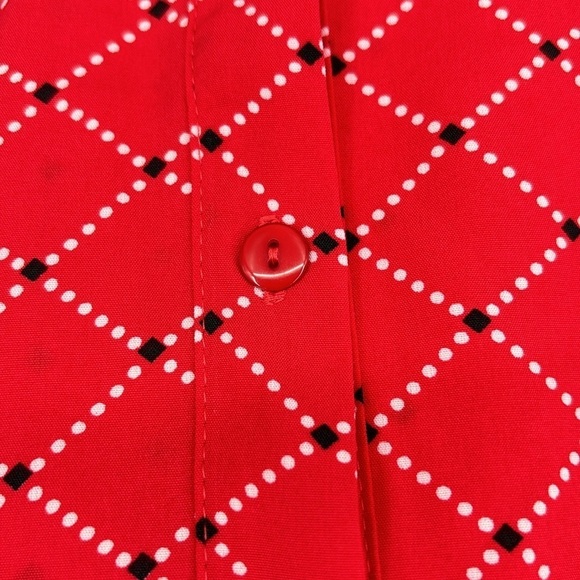 Notations Sleeveless Collared Button-Front Blouse Women’s Size Small in Red NWT! - Picture 8 of 10